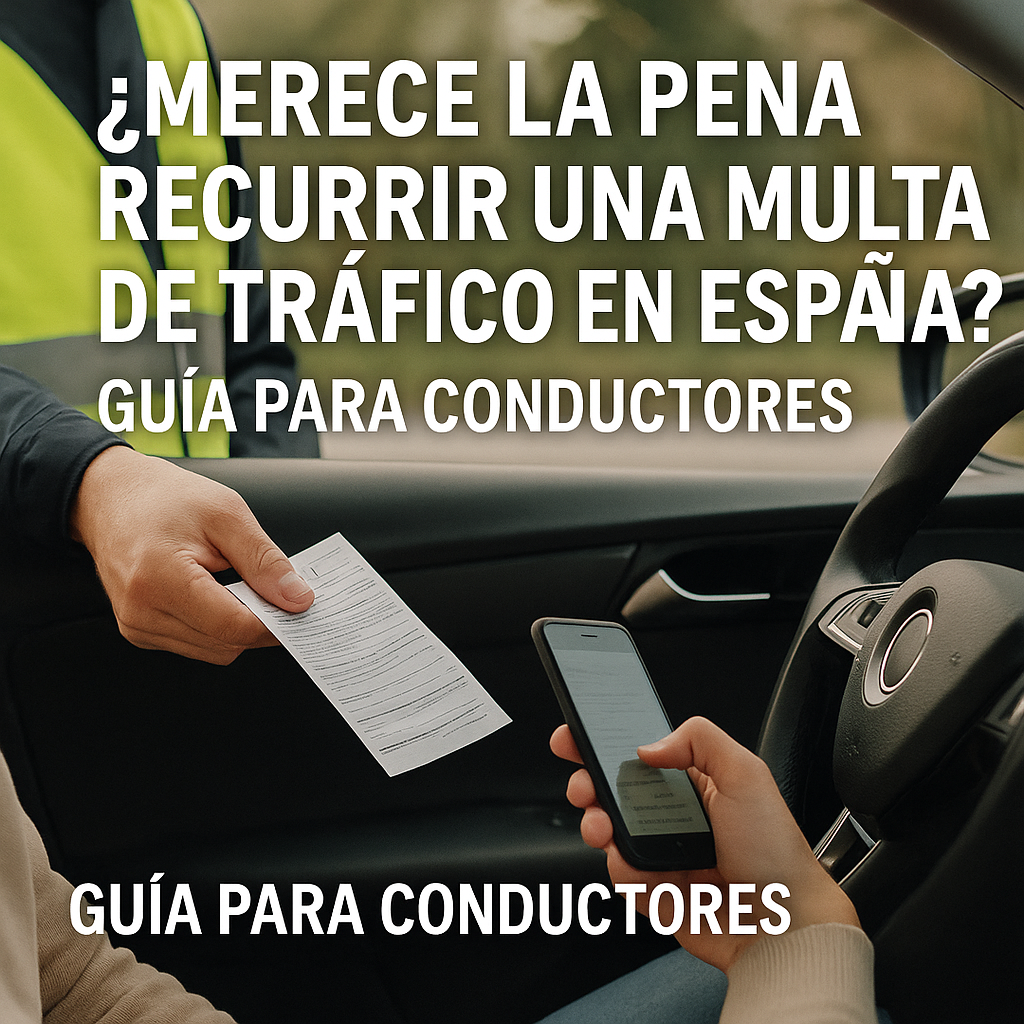 ¿Merece la pena recurrir una multa de tráfico en España? Guía para conductores